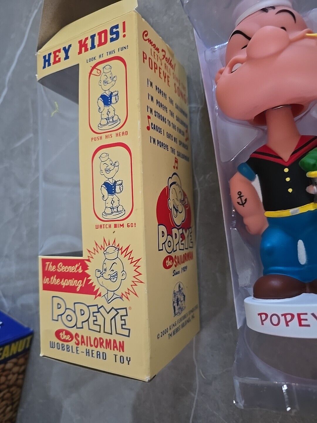 Wacky Wobbler 2000 POPEYE THE SAILORMAN Bobble Head Figure 2024 movie new BETTY