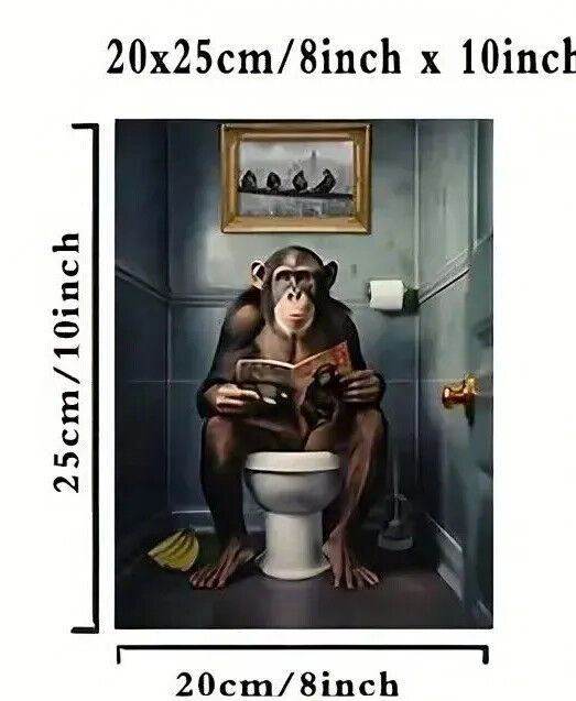 ANIMAL Canvas Wall Art Movie Poster Print Picture DOG BULL MONKEY GIRAFFE LOO