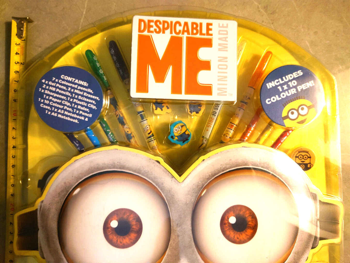25 Piece SUPER Minions ULTIMATE JUMBO Stationary SET Dispicable Me 18X14 INCHES