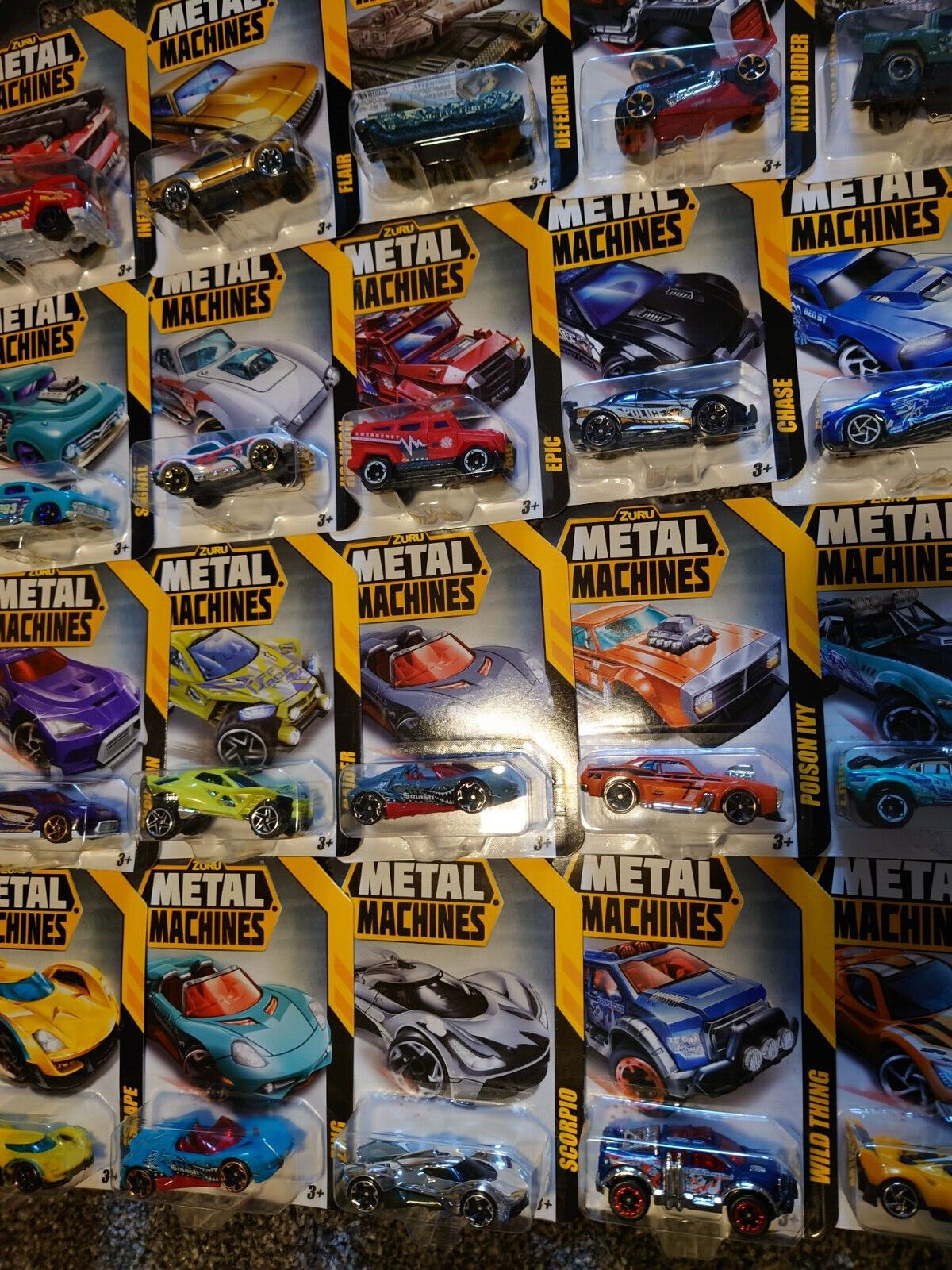Zuru Metal Machines 1:64 Diecast Kids Adults Mini Cars Choose Your Favourite New