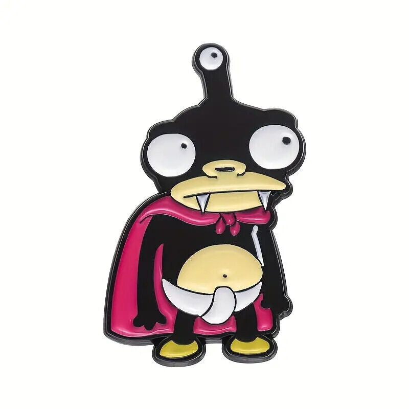 FUTURAMA THE NIBBLER Metal Enamel Pin Badge DIAPER AMINE