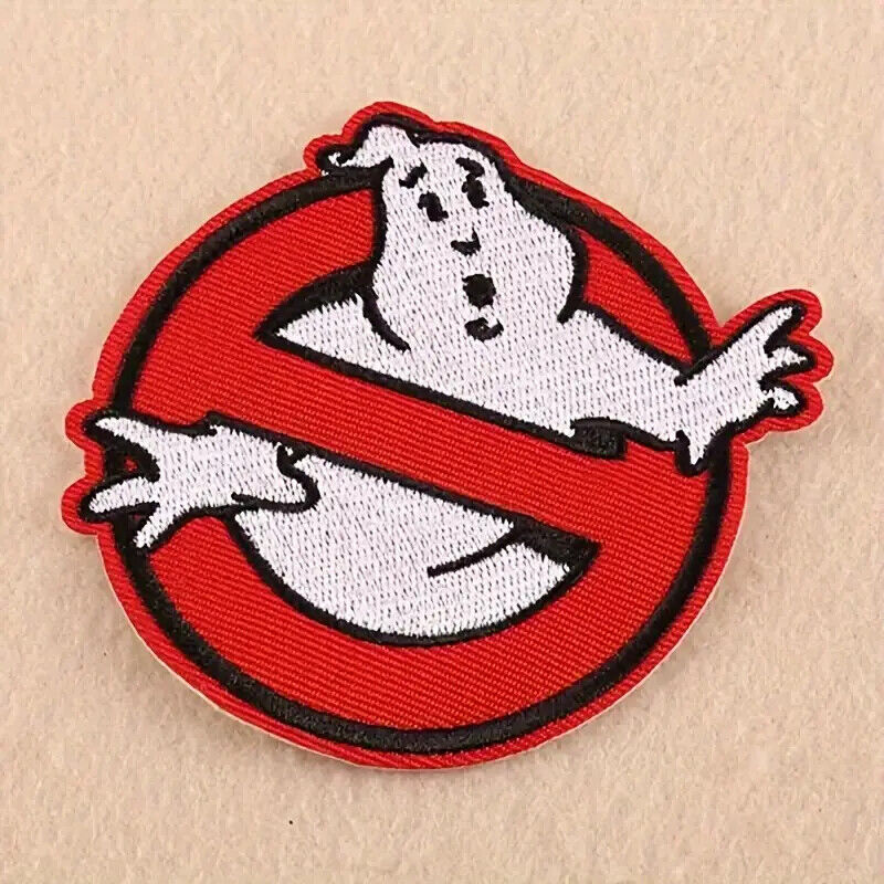 GHOSTBUSTERS Iron Sew on Embroidered Patch FROZEN EMPIRE 2024 SLIMER MARSHMALLOW