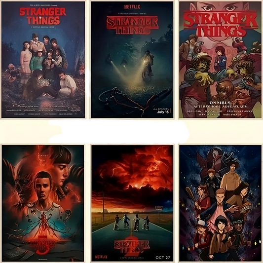 Stranger Things Series Wall Art Poster Print Netflix Original Posters Pictures 2