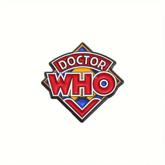 DOCTOR WHO Metal Enamel Pin Badge SUPERMAN RED BLUE WHITE TV SHOW BBC