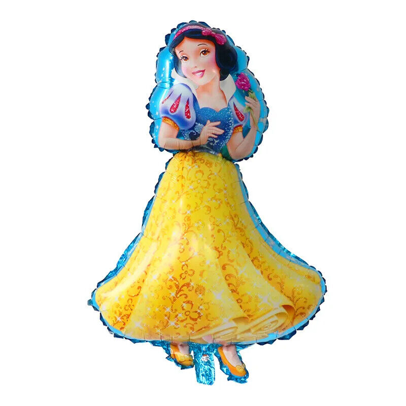 Princess Belle Cinderella Aurora Elsa Foil Birthday Balloon Party Decorations
