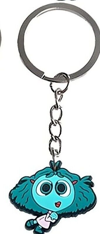 INSIDE OUT 2 Keyring BagTag Dangle Keychain ANXIETY ENVY PVC ENNUI NETFLIX