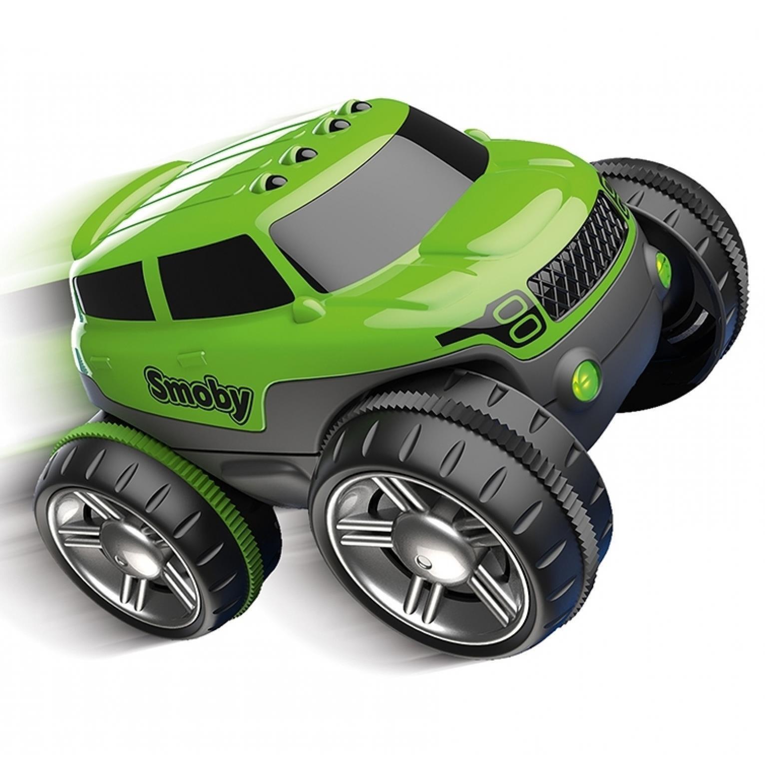 Smoby Flextreme Car Truck SUV Vehicle Flexible Track Sets 10cm yellow blue green