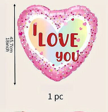 Valentines Day Balloons LOVE HEARTS Kit Heart I LOVE YOU Wedding Party BOYFRIEND