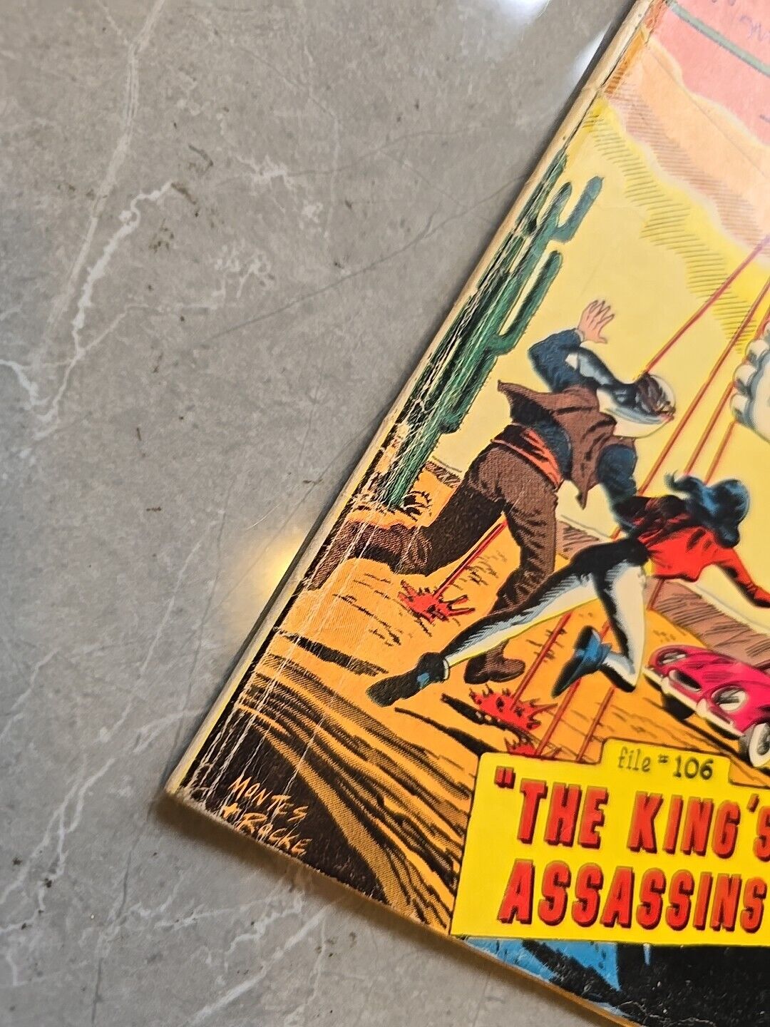 Sarge Steel Special Agent #6 Charlton 1965 2nd app Judo Master ''King's Ransom''
