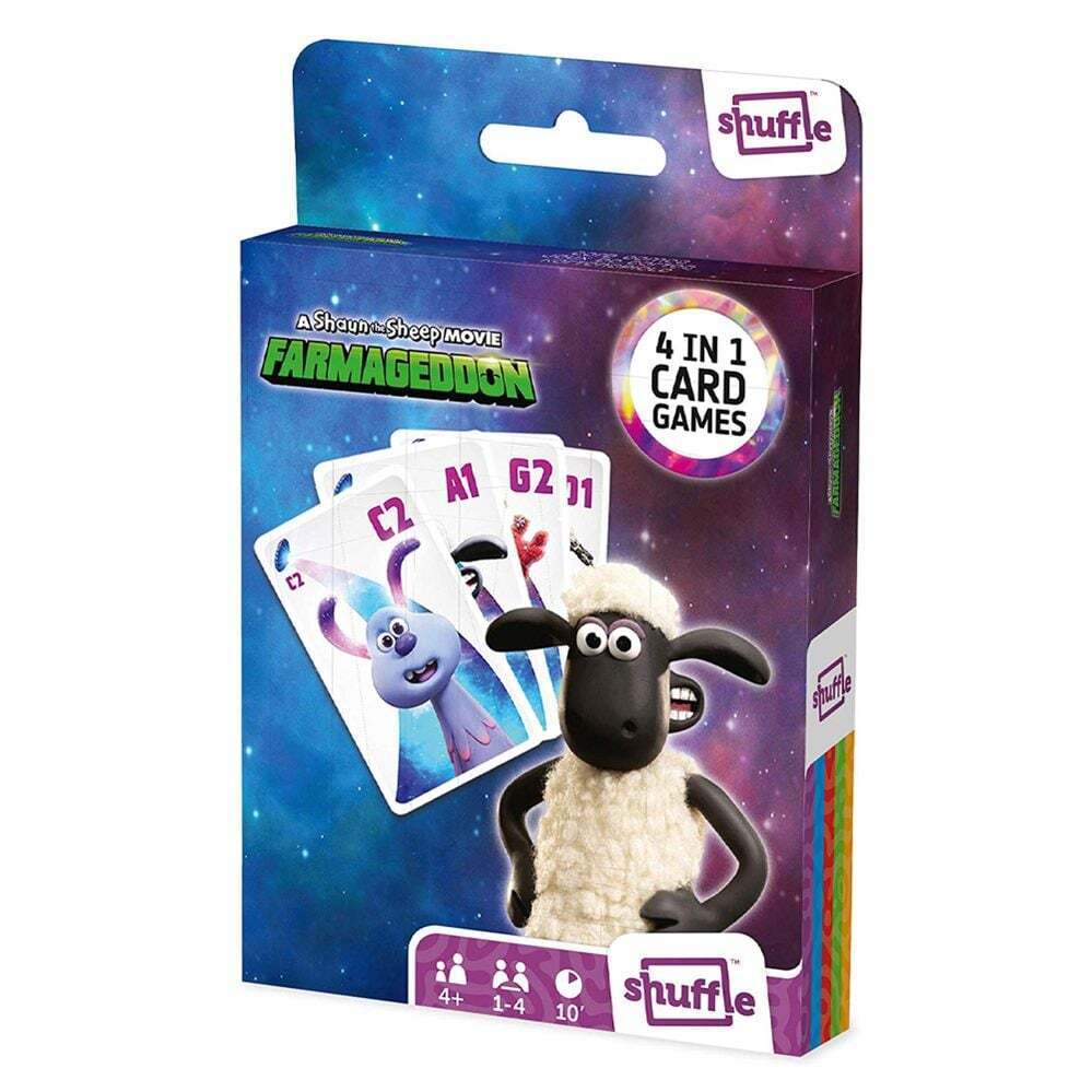 Disney Pixar Soul 4 in 1 Card Games Pack SEAN THE SHEEP FARMAGEDDON YOU CHOOSE