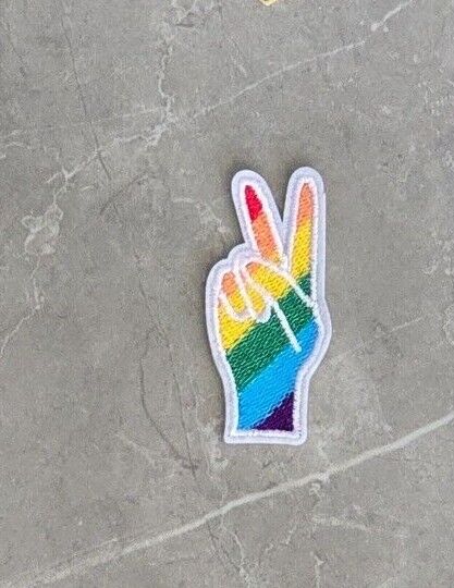 LGBTQ Rainbow Patch Pride LGBT Iron On Quality Embroidered Clothes Patches Gay