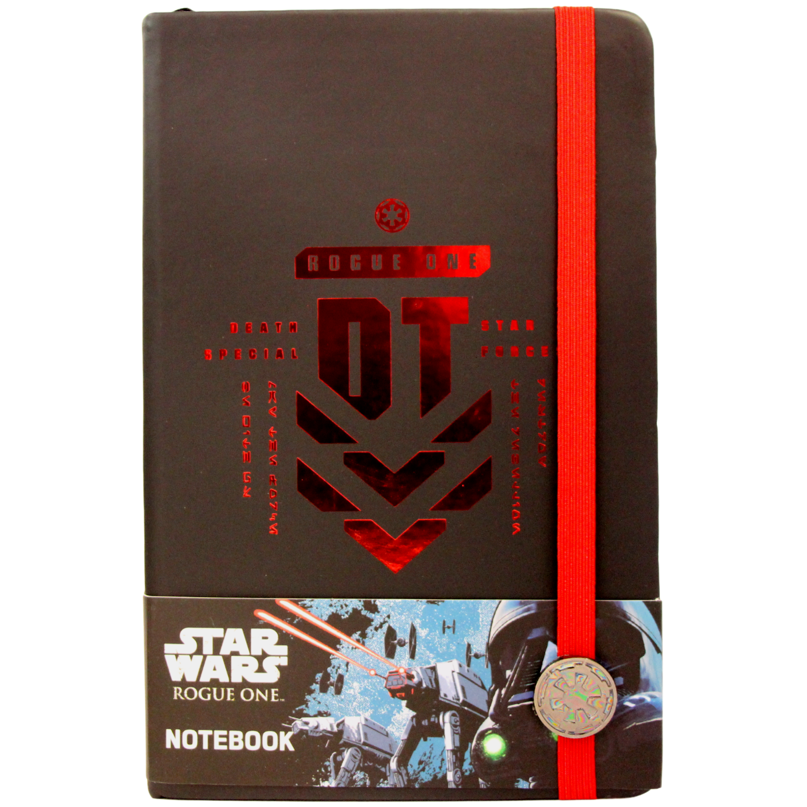 Star Wars Rogue One Death Star Special Force Black Premium A5 Embossed Notebook 
