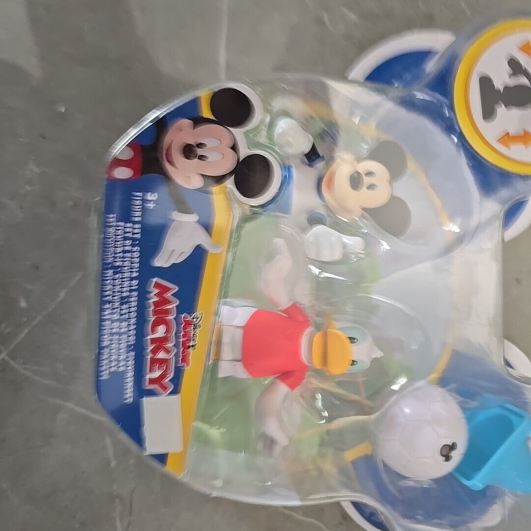 Disney Junior MICKEY Mouse DONALD DUCK FOOTBALL TOY 2-Pack Figure Set  OFFICIAL