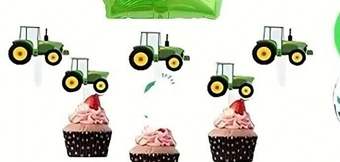 Tractor Train Balloon Party Birthday Decorations Boys Balloons Green KIDS FARM