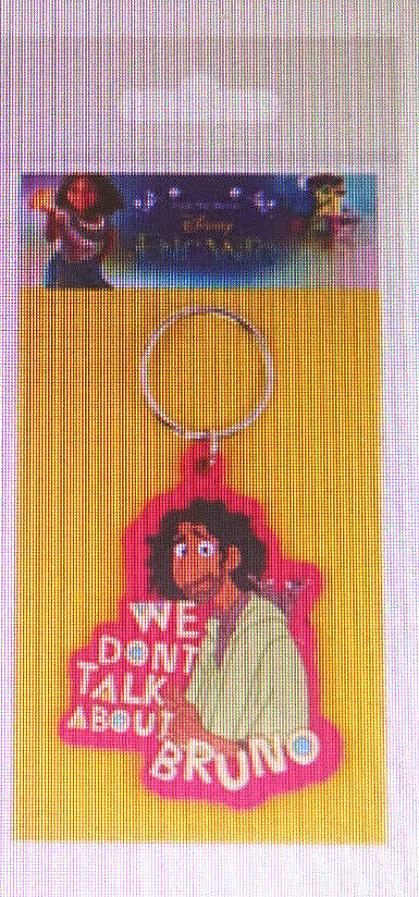 DISNEY'S ENCANTO CHARACTER TRAVEL DANGLE  KEY RING MIRABEL BRUNO FLEX KEYRING