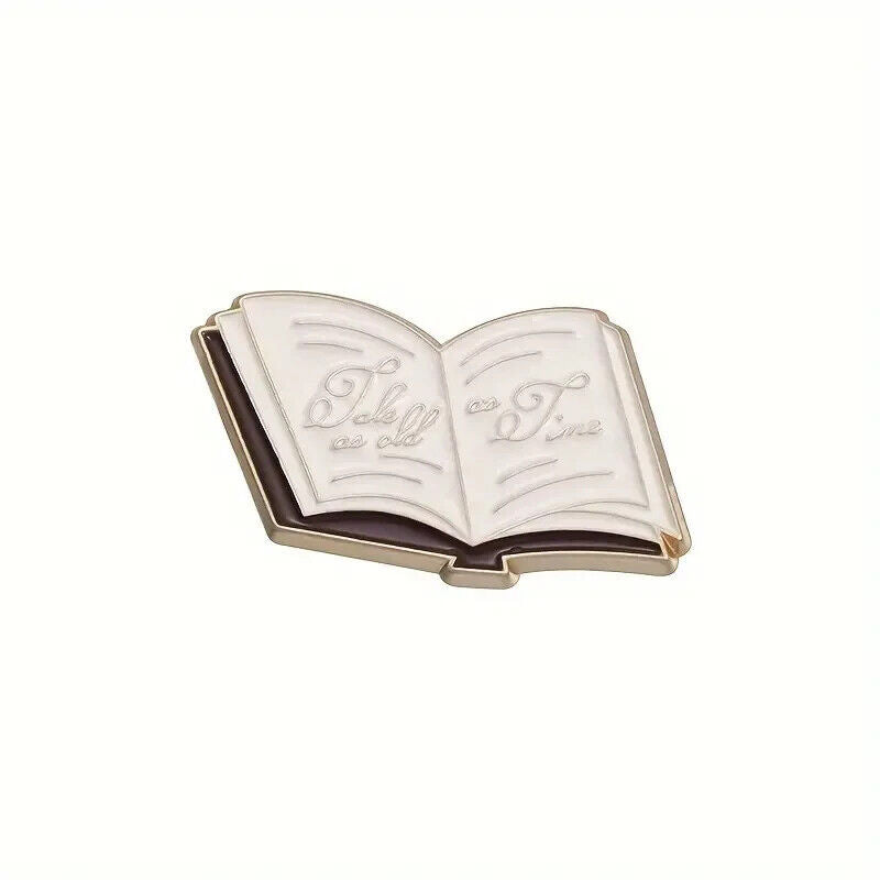 BEAUTY AND THE BEAST Pin Badges BADGE CHIP ROSE MIRROR BOOK