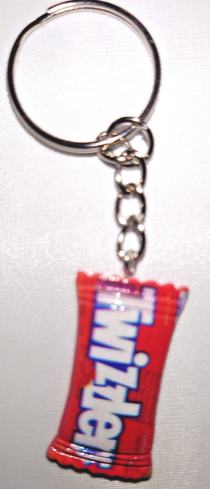 Cute Skittles Keyring keychain STARBURST SOUR PUNCH TWIZZLERS CHOCLAIRS CHOOSE