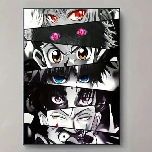 GOKU Naruto Eyes Poster Canvas Metal Poster And Wall Art Picture Print ANIME
