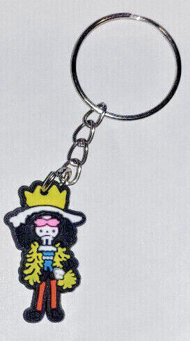 LUFFY KEYRING KEYCHAIN ONE PIECE ANIME KEY RING NETFLIX COLLECTABLE RUBBER