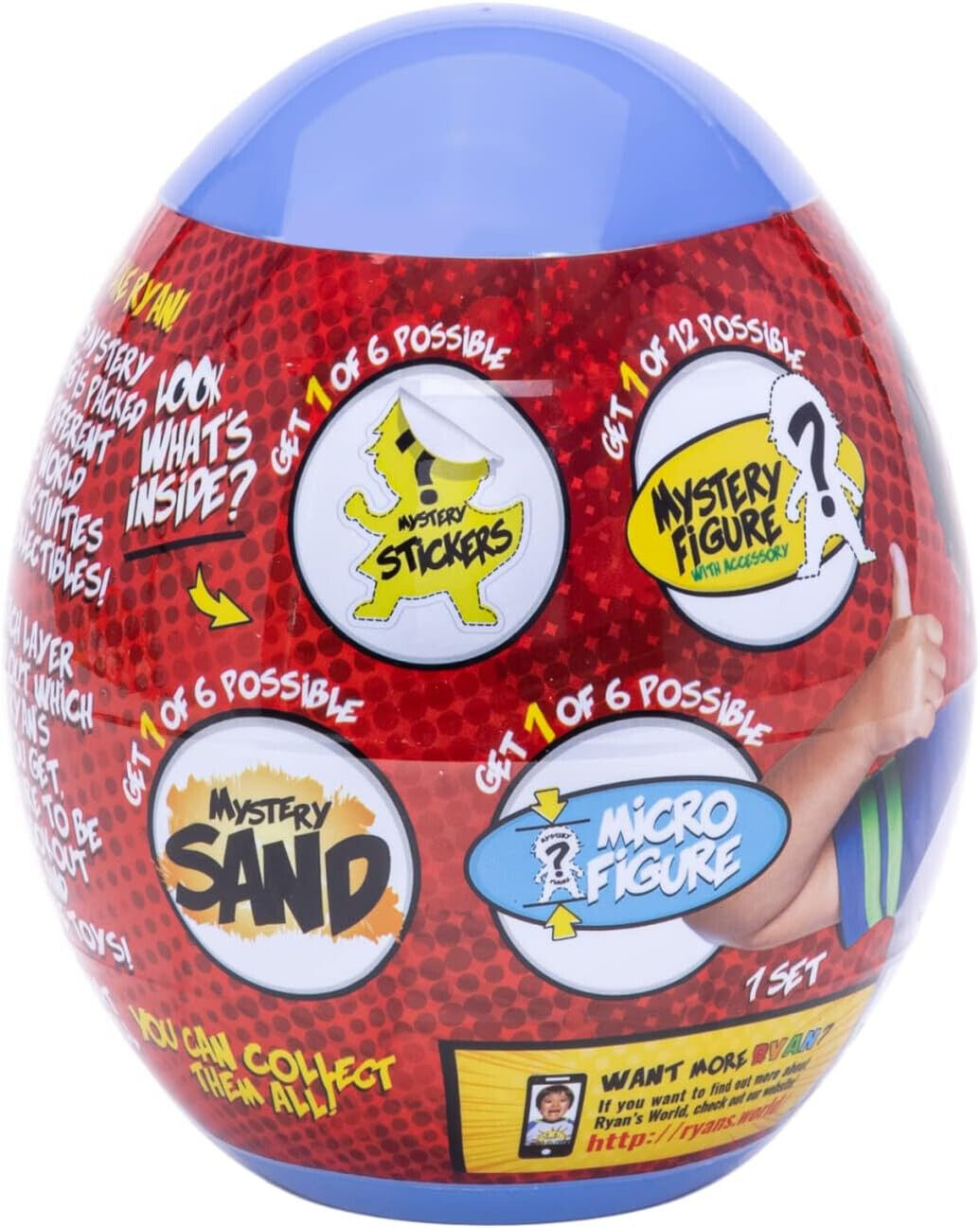 Ryan's World | Mystery Mini Egg Series 6 Fun Surprise Collectible