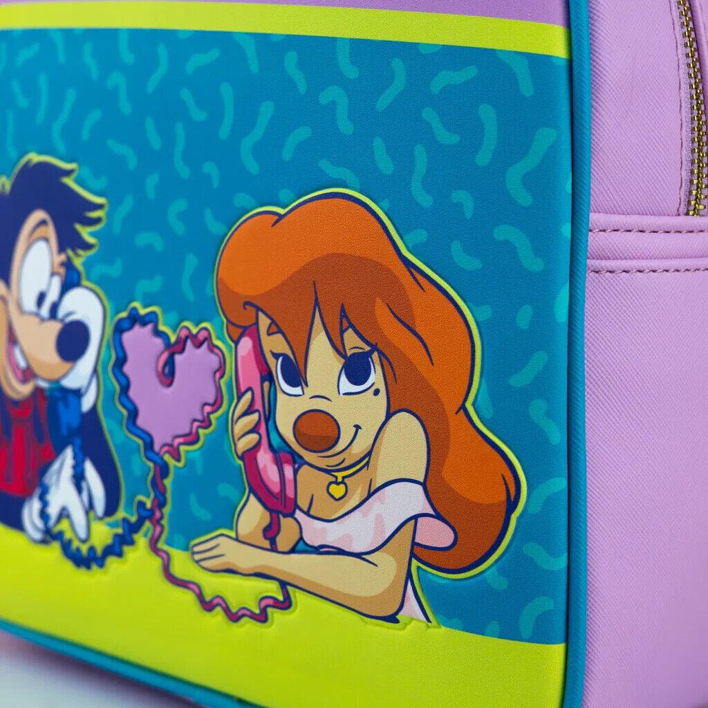 Loungefly Disney Goofy Movie Max and Roxanne Mini Backpack COLLECTABLE PURPLE