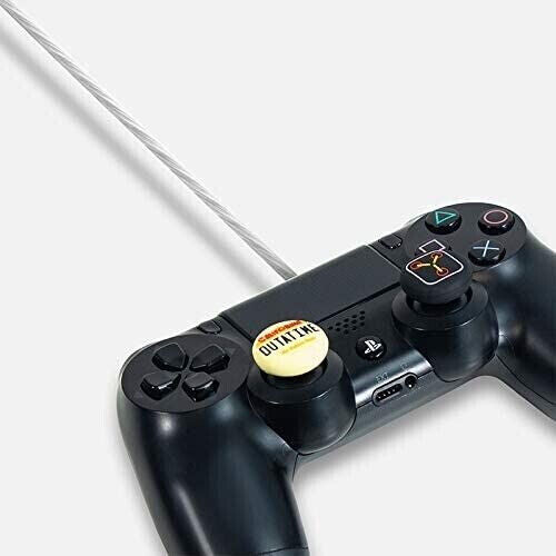 Back to the Future LED Micro USB controller Cable and Thumb Stick Grips PS4 XBOX