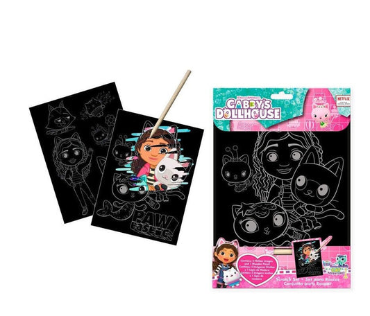 Gabby's Dollhouse Gabbys scratching set SCRATCH ART GOING FAST XMAS GIFT
