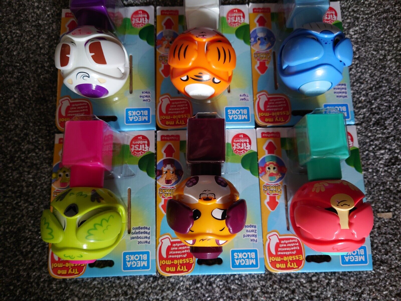 MEGA BLOCKS - PEEK-A-BLOCKS - CHOOSE CHARACTER - ONE SUPPLIED
