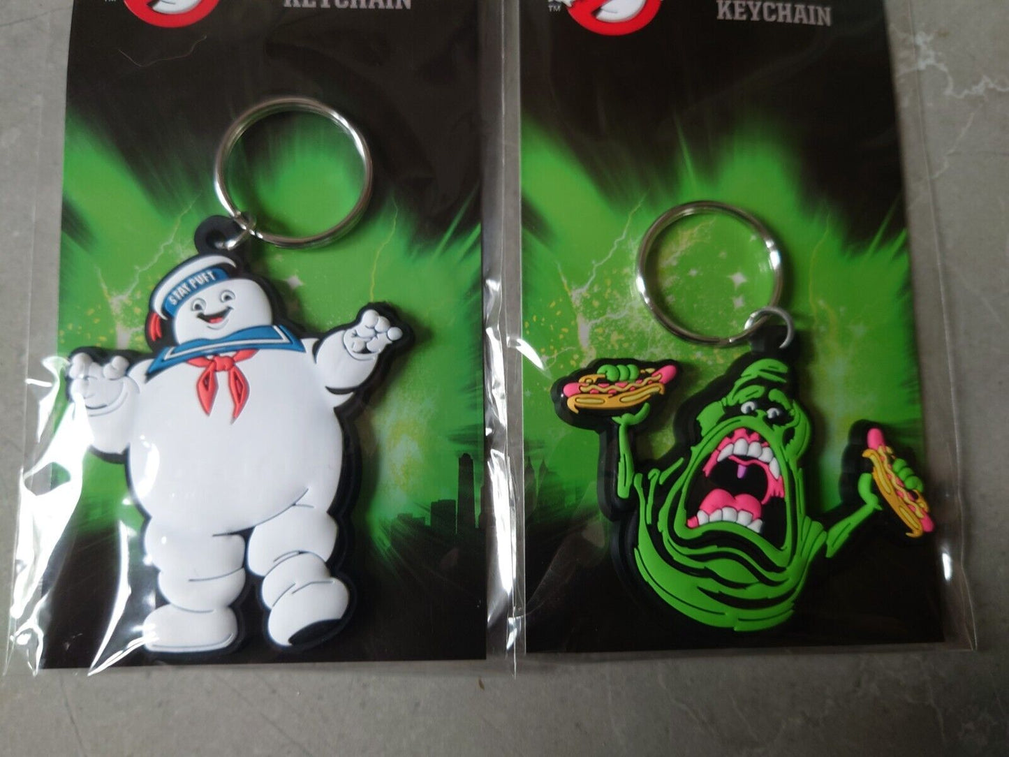 Ghostbusters Keyring Rubber Official Character Keyring Ghost Busters Keyring