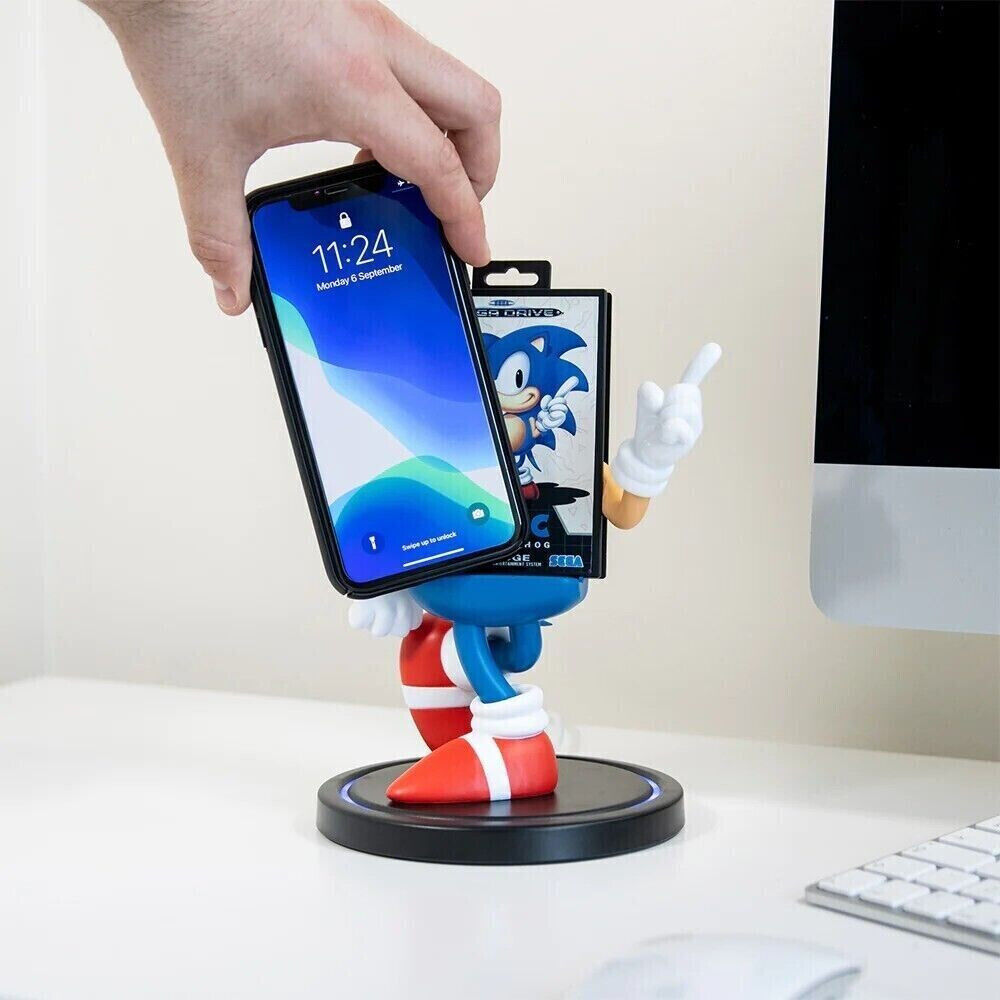 Power Idolz-Wireless Charger Phone Holder by Numskull - Sonic The Hedgehog SEGA 