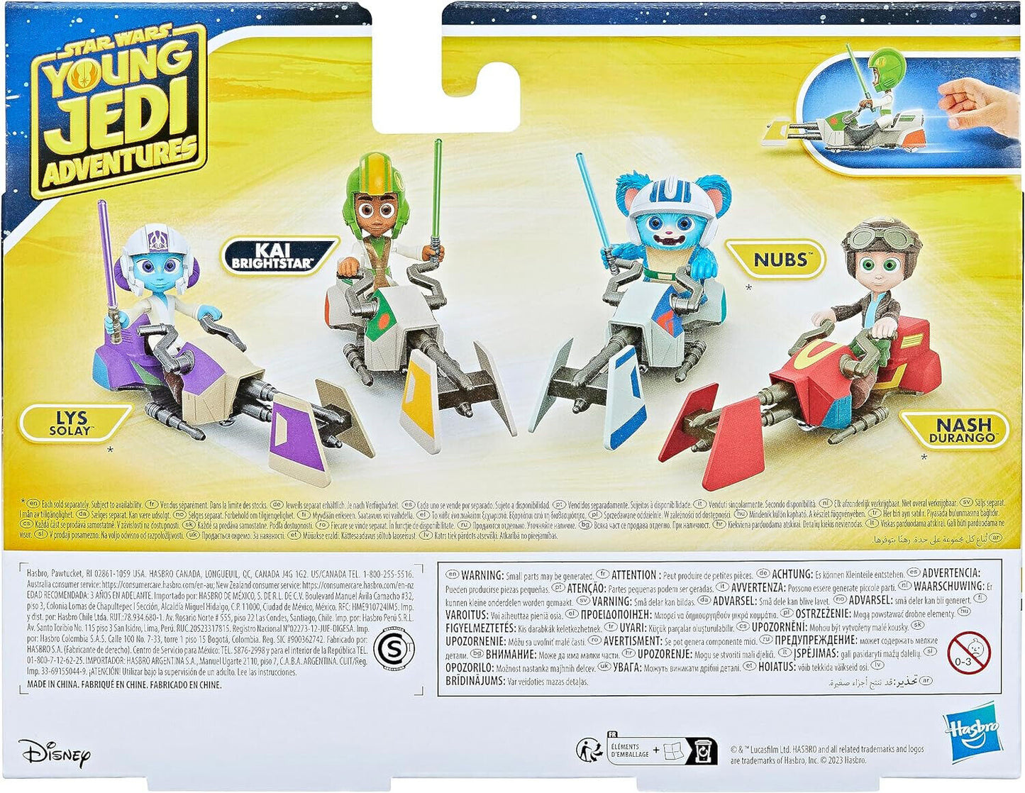Star Wars Young Jedi Adventures Kai Brightstar And Speeder Bike FIGURE VEHICLE