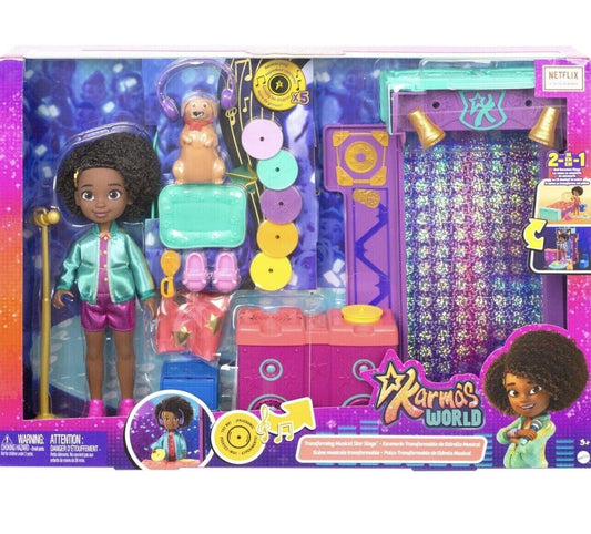 Karma's World Transforming Musical Stage Play Set With Dolls & Accessories