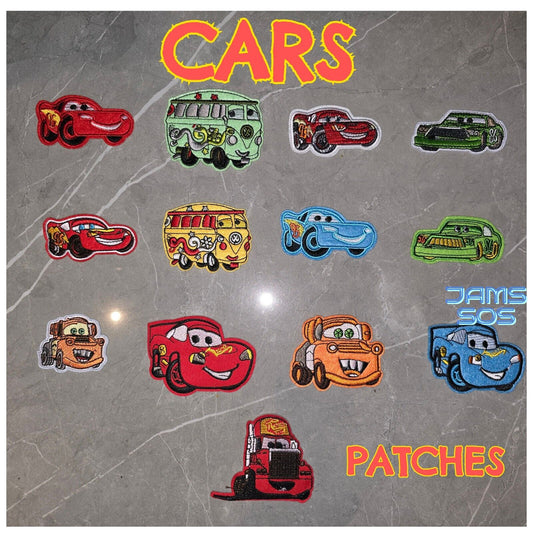 DISNEYS Cars Red Car Iron Sew On Embroidered Patch PATCHES TV MOVIE FILLMORE