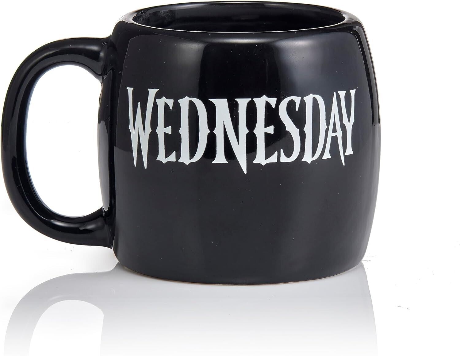 WEDNESDAY ADDAMS FAMILY & SECRET Thing 3D Giftable Mug NETFLIX ORTEGA BLACK CUP