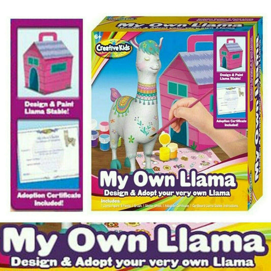 My Own Llama Creative Kids Design Your Own Llama Paint Set Age 6+ Kids