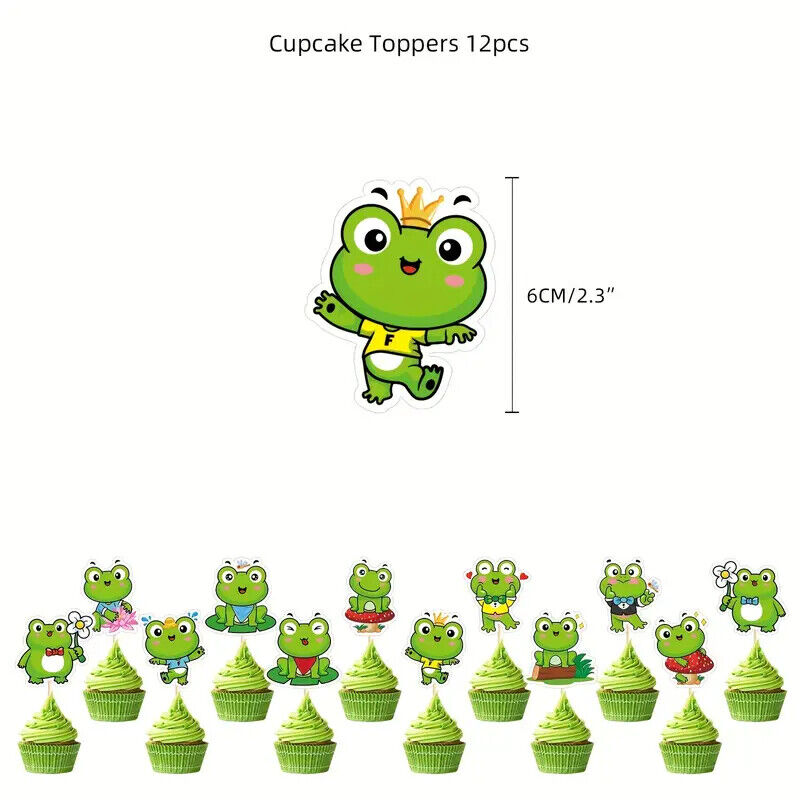 Frog Balloon Party Birthday Decorations Boys Girls Balloons Green Frog