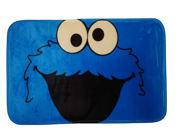 Sesame Street Bert FLOOR Animation Bath Mat Cookie Monster SOFT Doormat CHOOSE