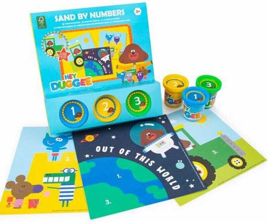 Hey Duggee Sand By Numbers Play Set XMAS STOCKING FILLER