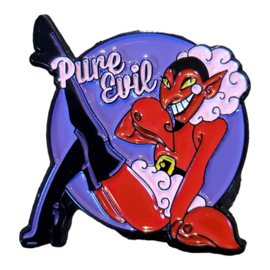 Pure Evil HIM Enamel Pin Lapel Purse Hat Cartoon Power Puff Girls NETWORK DEVIL