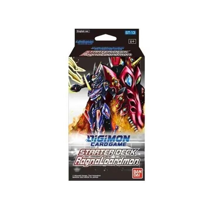 ST-13 Digimon RagnaLoardmon 2022 Starter Deck Sealed PACK BANDAI ST13 6 BONUS