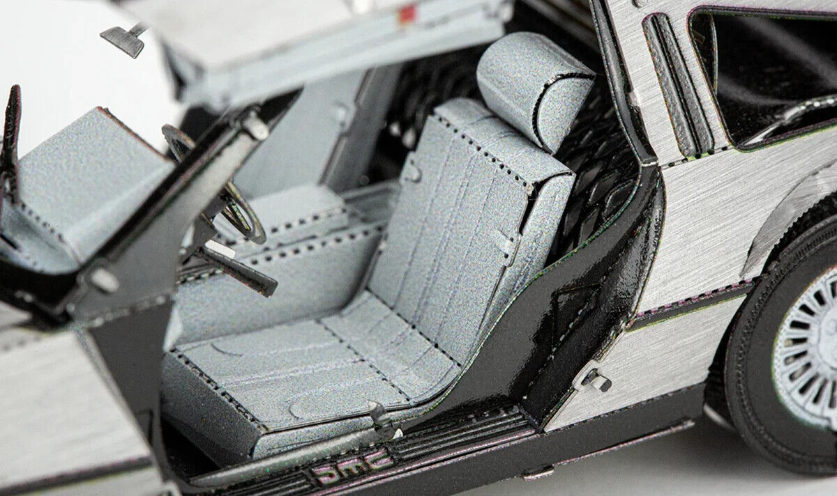Delorean 3D Self Assembly Metal Model DIY Kit Back To The Future Car PUZZLE DOC