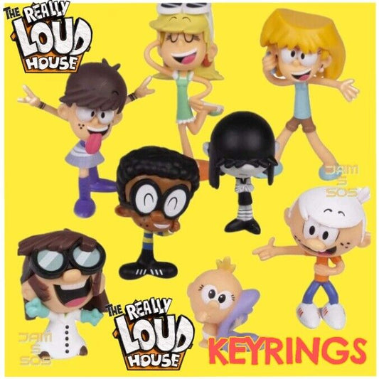 The Loud House Really Loud House Figure Keyring Keychain Toy Kids TV Nickelodeon