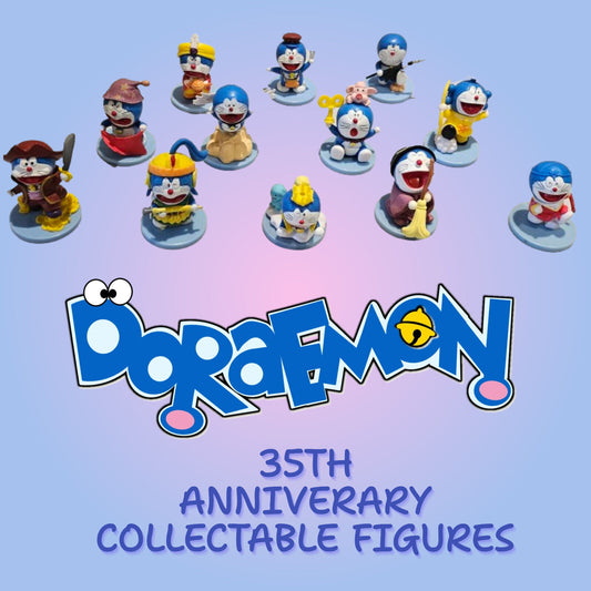 Doraemon 35TH ANNIVERSARY Series Blind Box Confirmed FiguRE TOY COLLECTABLE 6CM