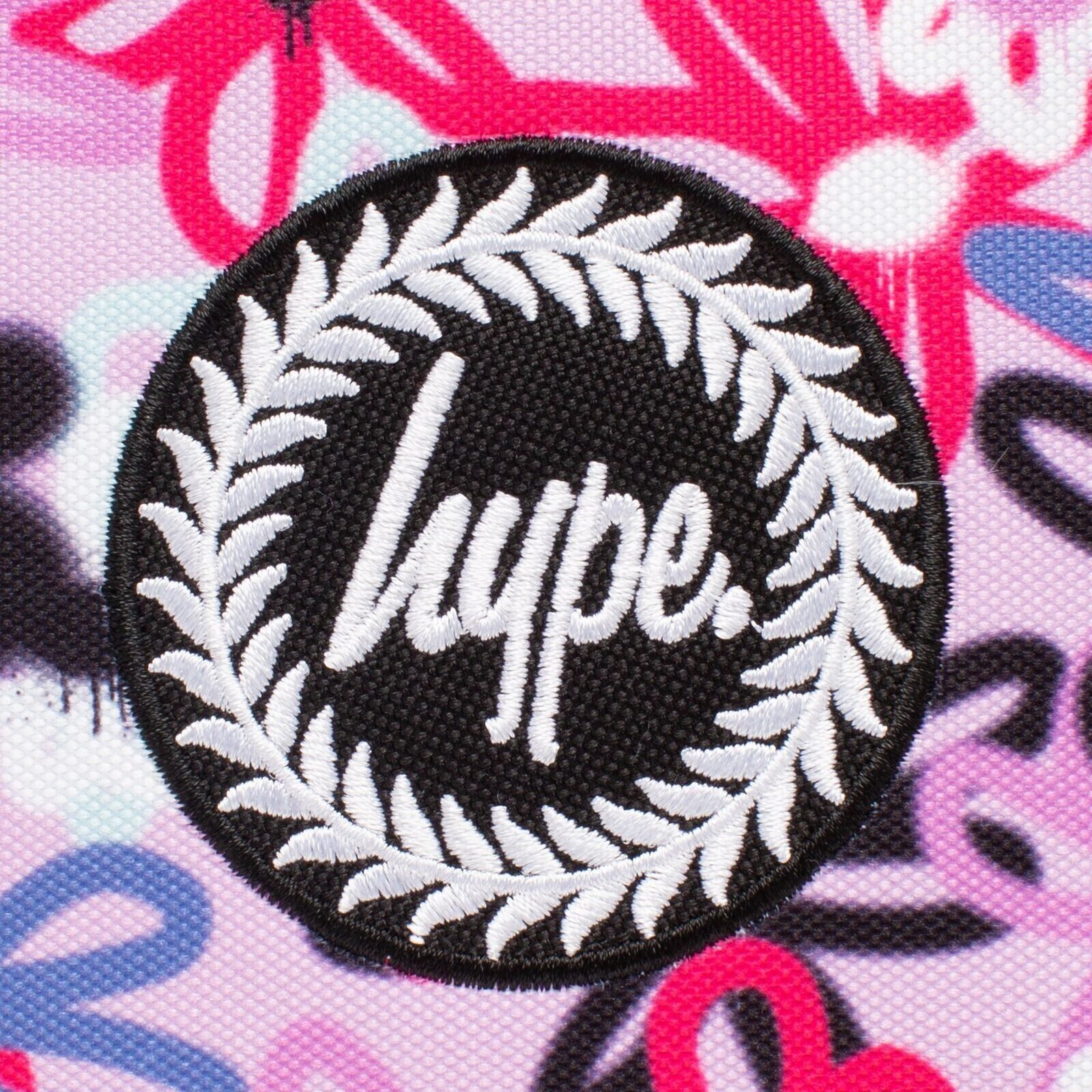 HYPE Graffiti Flowers Lunch Box Bag Purple Pink Black White Blue Kids Adults Fun