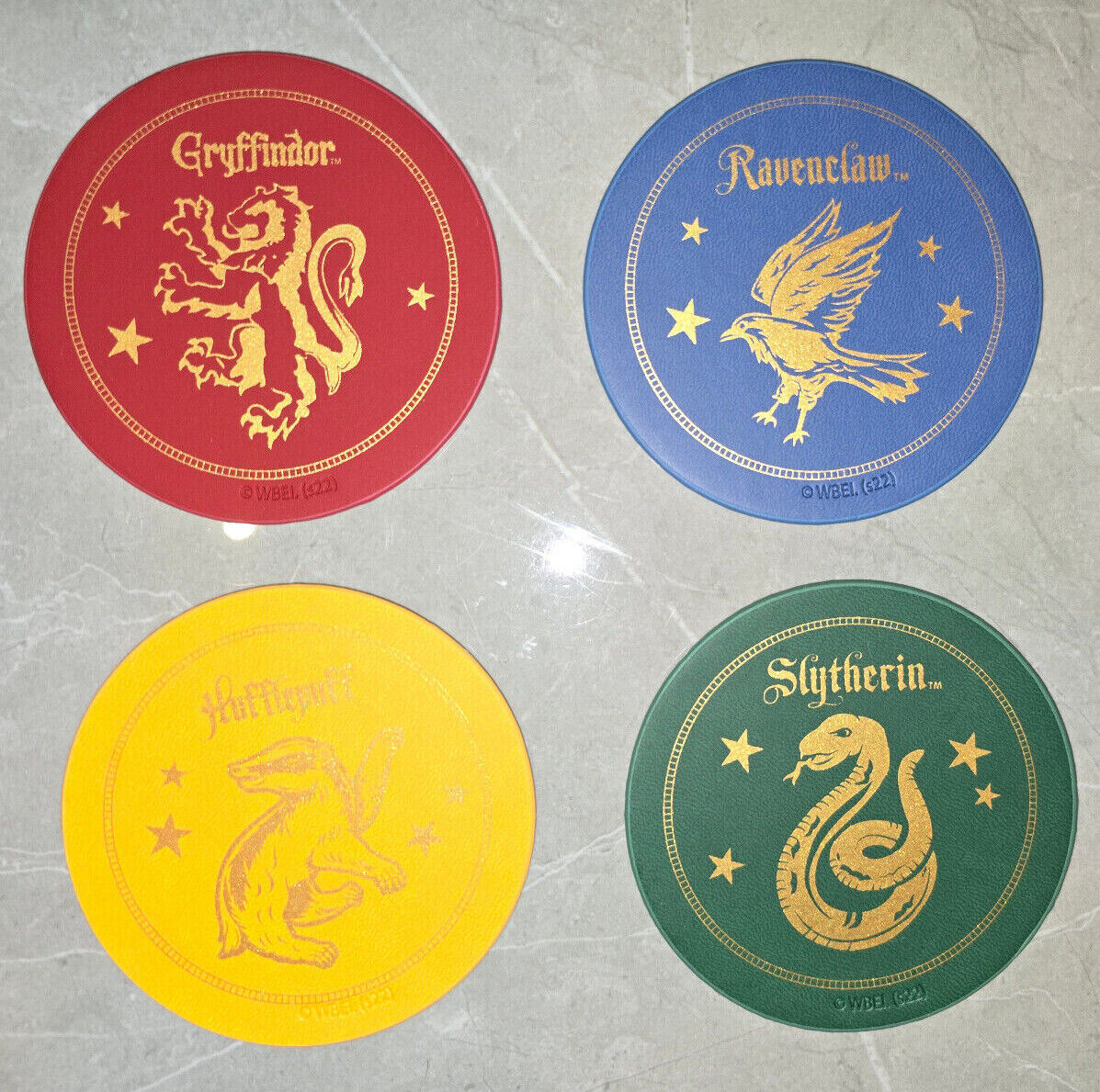 Harry Potter Hogwarts House Crest Drink Coaster Table CAR PARTY PRESANT SERIES 3