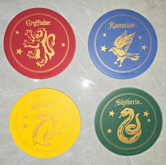 Harry Potter Hogwarts House Crest Drink Coaster Table CAR PARTY PRESANT SERIES 3