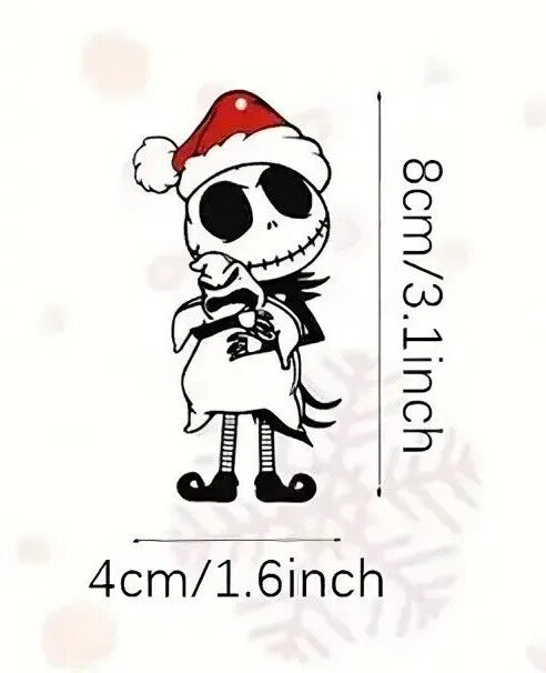 The Nightmare Before Christmas Jack Sally Halloween Tree Pendant Decoration WOOD