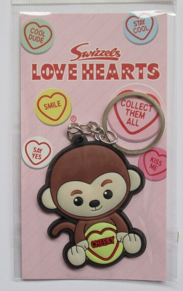 Swizzels Love Hearts - Official Keyring / Keychains (Select Design) CHOOSE YOURS
