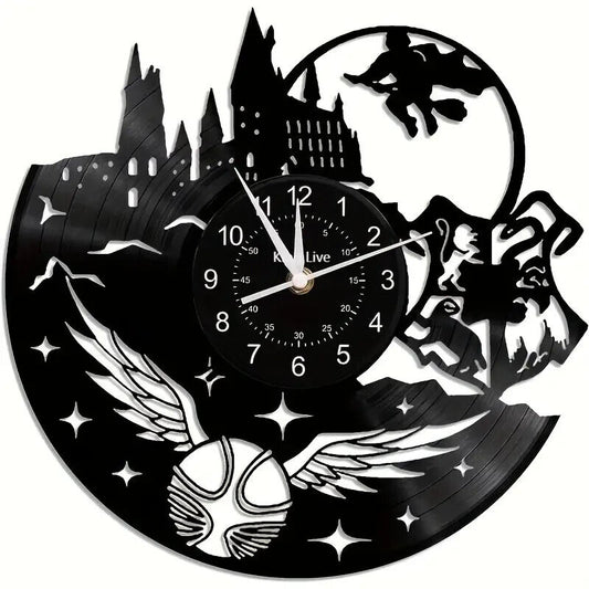 Harry Potter Vinyl Wall Clock Gift Birthday Holiday Art Home Room Decor Design