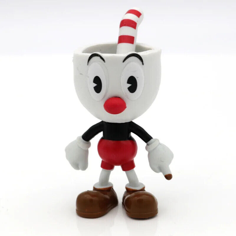 Cuphead Mugman Series Anime Game 3.7" Action Figure Model Toys KING DICE SERIES